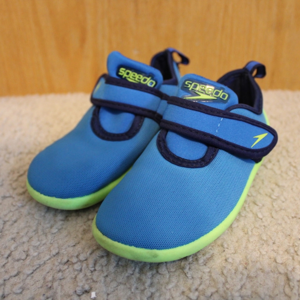 Speedo Kids Aqua and Lime Water Shoes